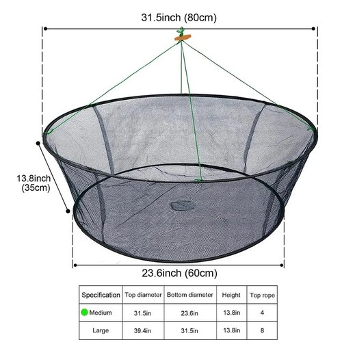 Foldable fishing landing net - landing,