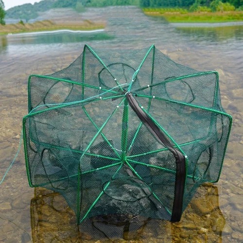 Foldable fishing net trap - fishing, cage